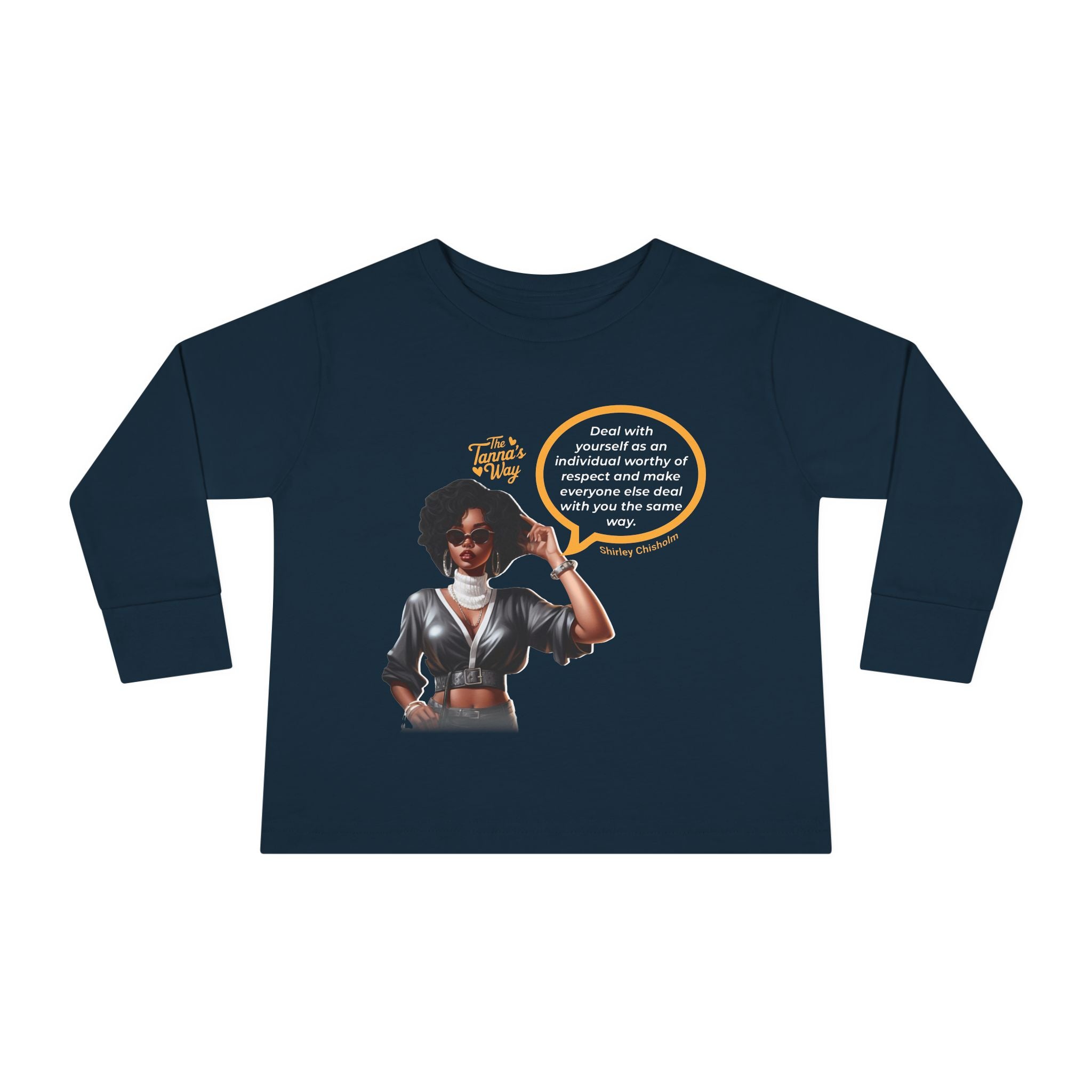 Shirley Chisholm | Toddler Long Sleeve Tee